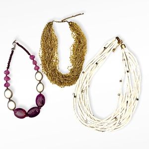 Bundle of 3 necklaces